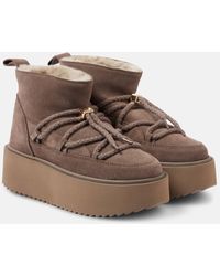 Inuikii - Classic Suede Platform Snow Boots - Lyst