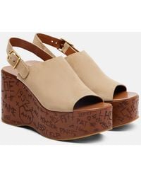 Chloé - Wedge Sandals "Maxime" - Lyst