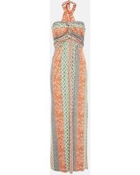 Diane von Furstenberg - Annabelle Printed Jersey Maxi Dress - Lyst