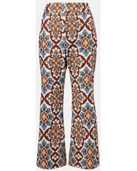 La DoubleJ - Hendrix High-Rise Cotton Flared Pants - Lyst