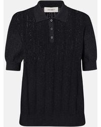 Lisa Yang - Cristine Cotton And Cashmere Polo Sweater - Lyst
