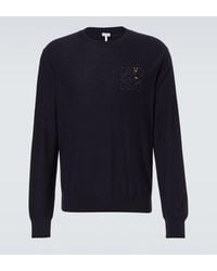 Loewe - X Louis Wain Anagram Wool-Blend Sweater - Lyst