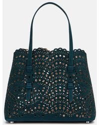 Alaïa - Le Mina 25 Vienne Wave Leather Tote Bag - Lyst