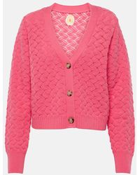 Jardin Des Orangers - Wool And Cashmere Cropped Cardigan - Lyst