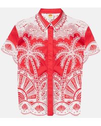 FARM Rio - Palm Trees Cotton Shirt - Lyst
