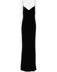 Galvan London - Avedon Embellished Velvet Gown - Lyst