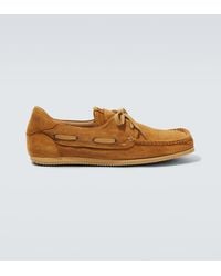 Jacquemus - Batto Croc-Effect Suede Boat Shoes - Lyst