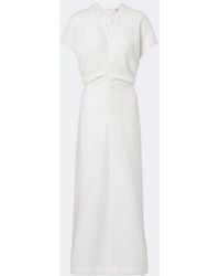 TOTEME - Draped Midi Dress - Lyst