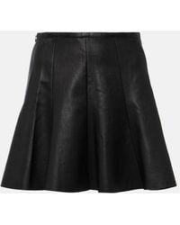 Stouls - Mila Leather Miniskirt - Lyst