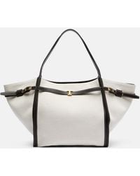 Tod's - Tim Medium Canvas Tote Bag - Lyst