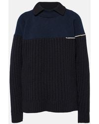 Victoria Beckham - Ribbed Wool Jumper - Lyst