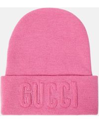 Gucci - Logo Wool Beanie - Lyst