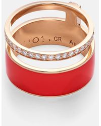 Repossi - Berbere Chromatic Rose Ring With Diamonds - Lyst