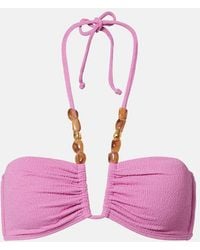 ViX - Kiana Carol Beaded Bikini Top - Lyst