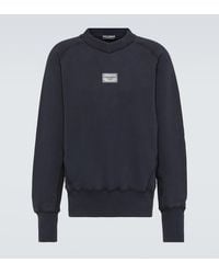 Dolce & Gabbana - Logo Cotton Jersey Sweatshirt - Lyst