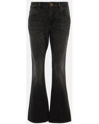 Balmain - Western Low-Rise Bootcut Jeans - Lyst