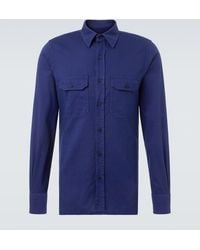 Tom Ford - Cotton And Linen Drill Shirt - Lyst