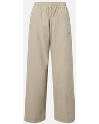 Balenciaga - Oversized Wide-Leg Track Pants - Lyst