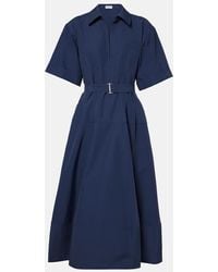 Jonathan Simkhai - Vestido Midi Deanna De Faya Con Cinturon - Lyst