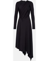 Victoria Beckham - Draped Jersey Wrap Dress - Lyst