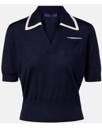 Ralph Lauren - Cashmere Polo Sweater - Lyst