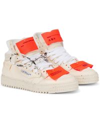 Off-White c/o Virgil Abloh Off-court 3.0 Leather Sneakers - Natural