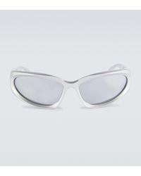Balenciaga - Ovale Sonnenbrille Swift - Lyst