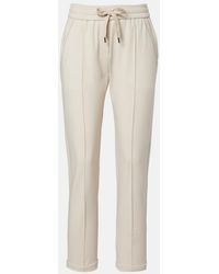 Brunello Cucinelli - Monili Cotton Sweatpants - Lyst