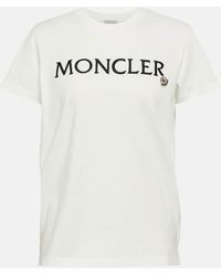 Moncler - T-Shirt aus Baumwoll-Jersey - Lyst