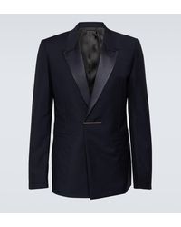 Givenchy - Single-breasted Wool-blend Blazer - Lyst