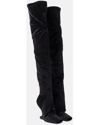 Rick Owens - Cuissardes Cantilever En Velours - Lyst