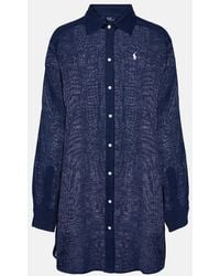 Polo Ralph Lauren - Cotton And Linen Shirt - Lyst