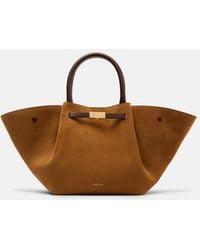 DeMellier - New York Midi Suede Tote Bag - Lyst