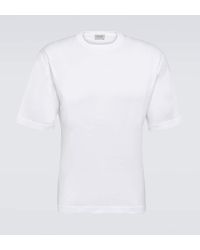 John Smedley - T-shirt Tindall in jersey di cotone - Lyst