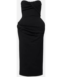 Magda Butrym - Abito Midi Drappeggiato - Lyst