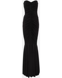 Norma Kamali - Ruched Jersey Gown - Lyst