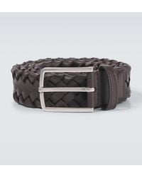Bottega Veneta - Intrecciato Leather Cabat Belt - Lyst