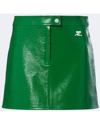 Courreges - Reedition Vinyl Miniskirt - Lyst