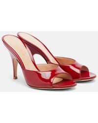 Gianvito Rossi - Sofia Patent Leather Mules - Lyst