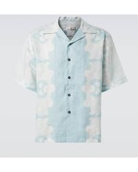 Commas - Paradise Floral Linen Bowling Shirt - Lyst