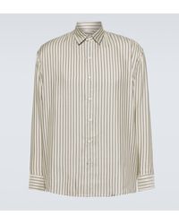 LeKasha - Striped Oversized Linen Shirt - Lyst