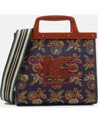 Etro - Love Trotter Small Jacquard Tote Bag - Lyst