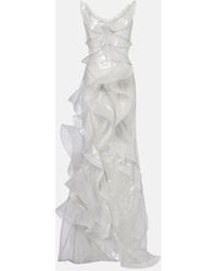 Maticevski - Robe Refraction Mit Pailletten - Lyst