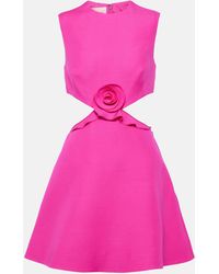 Valentino - Robe en Crepe Couture - Lyst