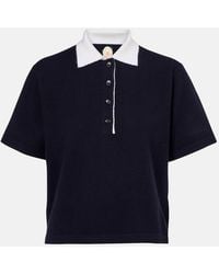 Jardin Des Orangers - Cropped Cashmere Polo Shirt - Lyst