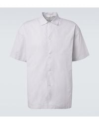 The Row - Palone Striped Cotton Shirt - Lyst