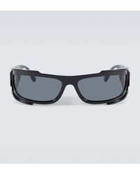 Versace - Medusa Rectangular Sunglasses - Lyst