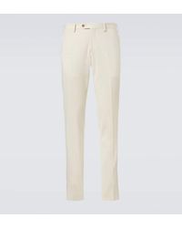 Lardini - Pantalones Rectos En Mezcla De Algodon - Lyst