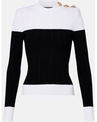 Balmain - Viscose Blend Sweater - Lyst