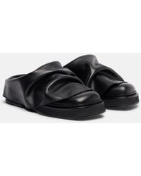 The Attico - Mini Robin Leather Mules - Lyst